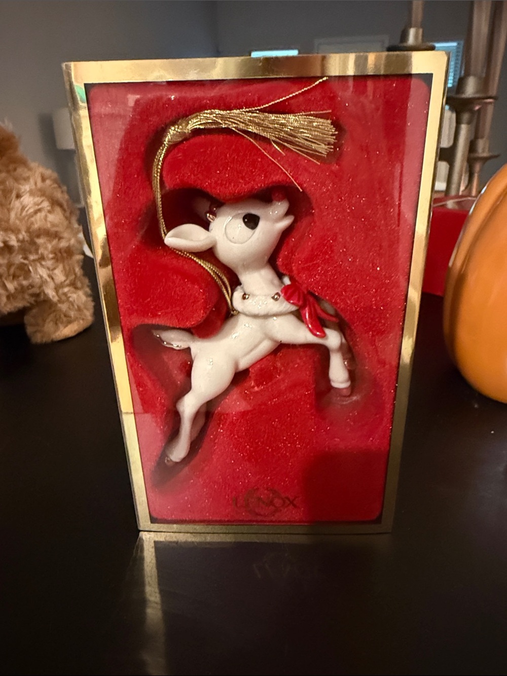 Lenox Rudolf Ornament